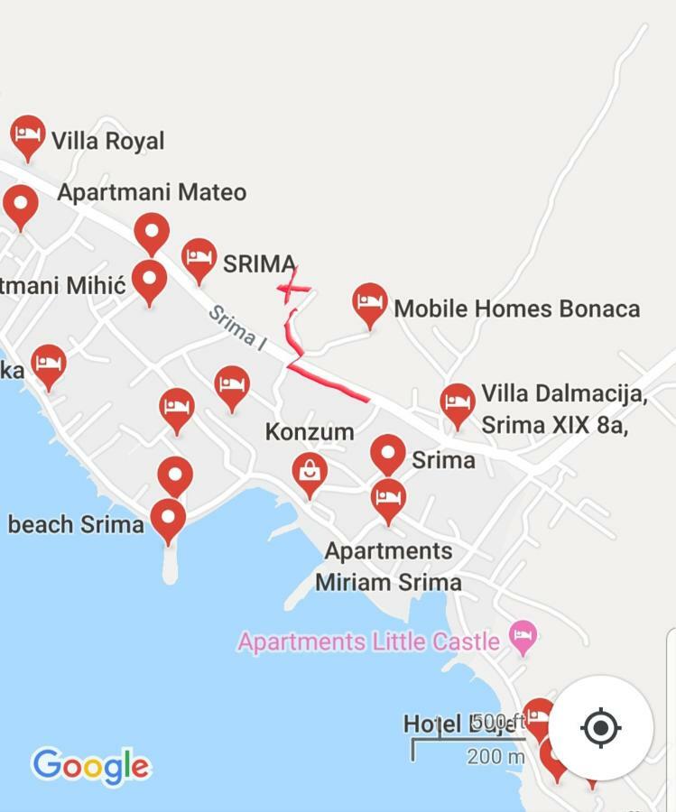 Apartman Ana Srima Esterno foto